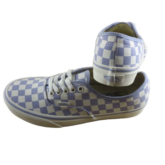 Vans Authentic Women's Lilac Purple White Checkerboard Canvas shoes Size 8 NIB - Picture 6 of 7